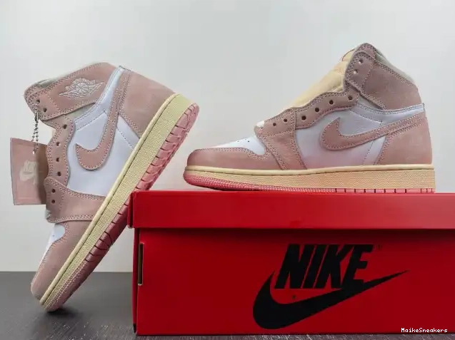 MaikeSneakers Pink Retro OG High FD2596-600 Jordan Air 1 Washed (Women's) 0405